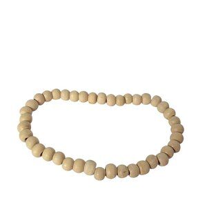 Wood Bead Bracelet Natural Light Color Handmade Jewelry
